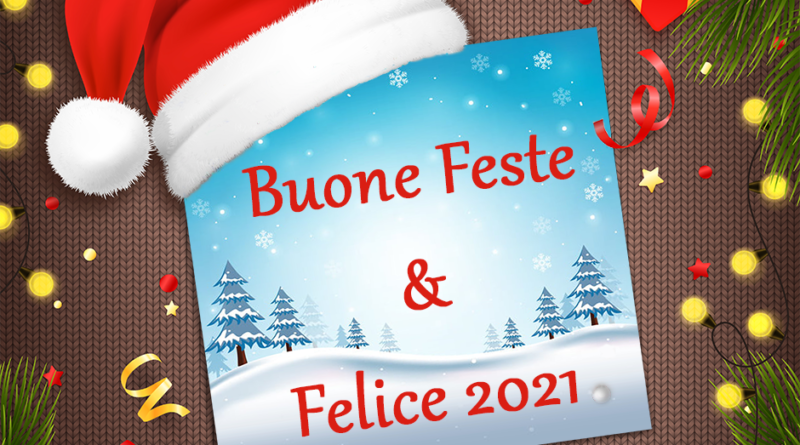 buone feste e felice 2021