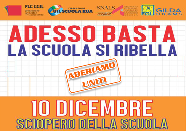 Sciopero 10 dicembre 2021
